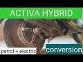 Activa hybrid conversion|| petrol + electric ||  #hybrid_conversion