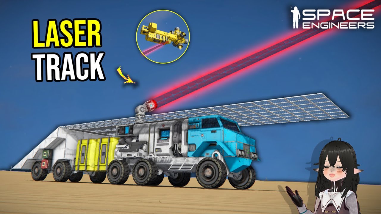 This Laser Beam Tracks Incoming Missile and Vehicle, Space Engineers ...