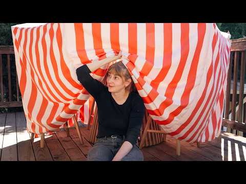 I built a motorized umbrella to protect my outdoor furniture