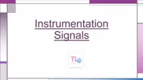 Instrumentation Signals