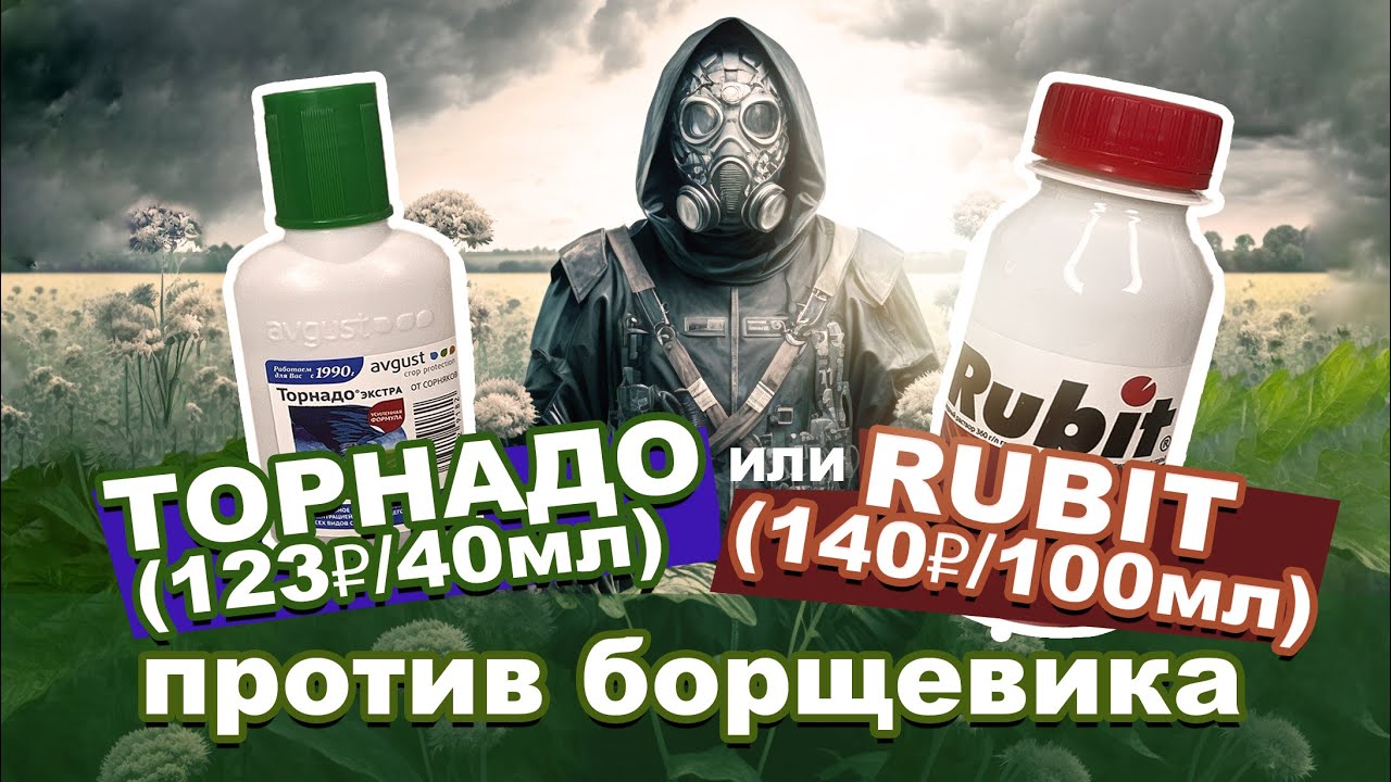 Рубит или Торнадо против борщевика - YouTube