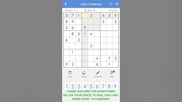 03 MAY 2020 -SUDOKU DAILY CHALLENGE