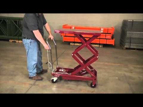 Northern Industrial Hydraulic Lift Table 770-Lb. Capacity 