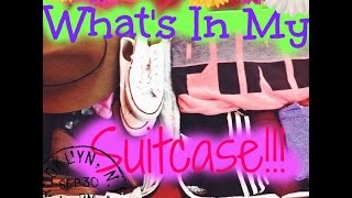 What's in My Suitcase + Travel !!???