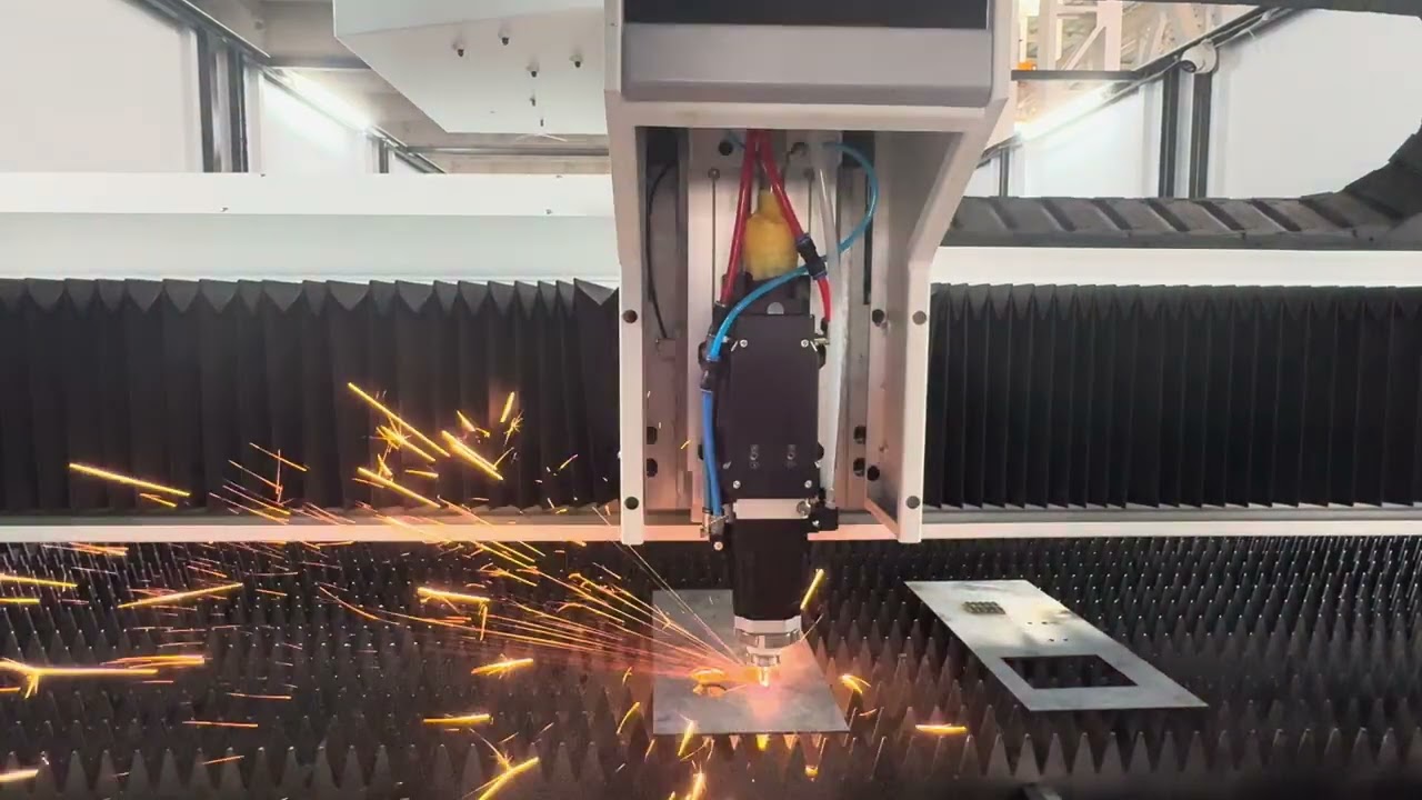 Our laser cutting machine perform step by step cutting 