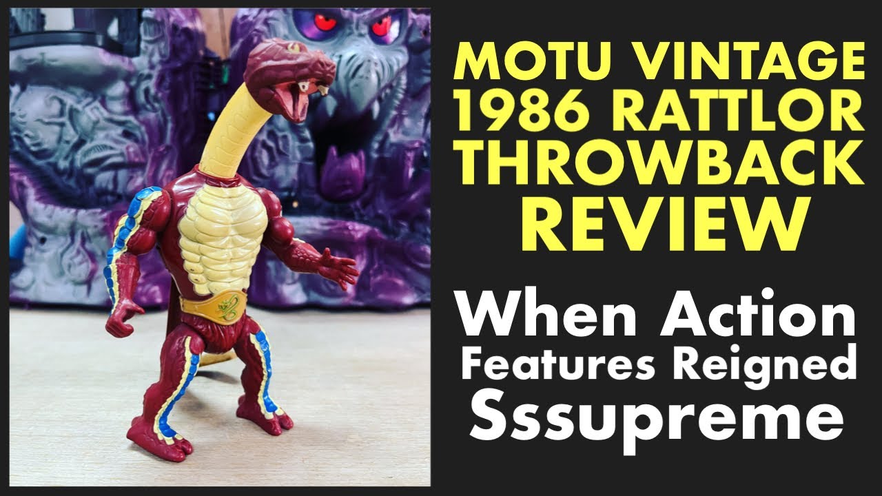 MOTU VINTAGE 1986 RATTLOR THROWBACK REVIEW – When Simple Action Features Reigned Sssupreme