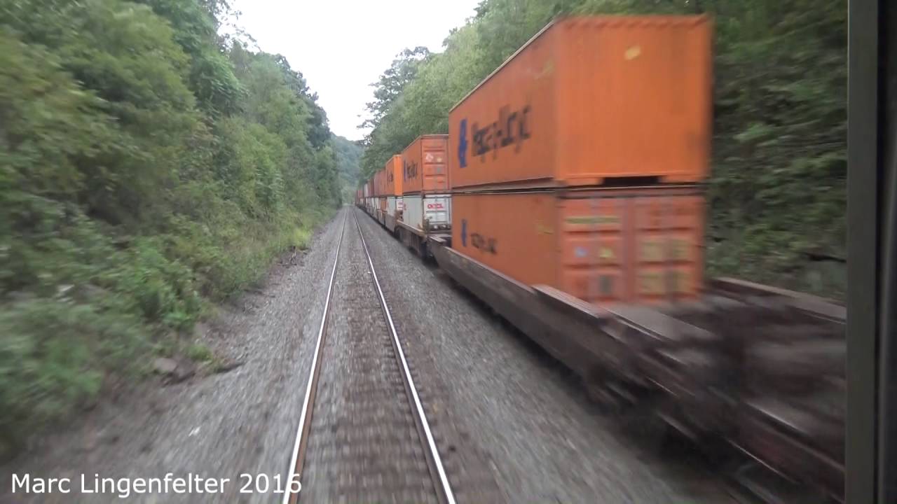 Viewing the NS Pittsburgh Line from Harrisburg to Pittsburgh Amtrak Trip P4