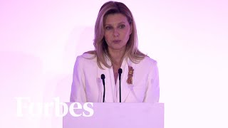 Olena Zelenska, First Lady Of Ukraine, Receives Torch Of Freedom Award At the Forbes3050 Summit