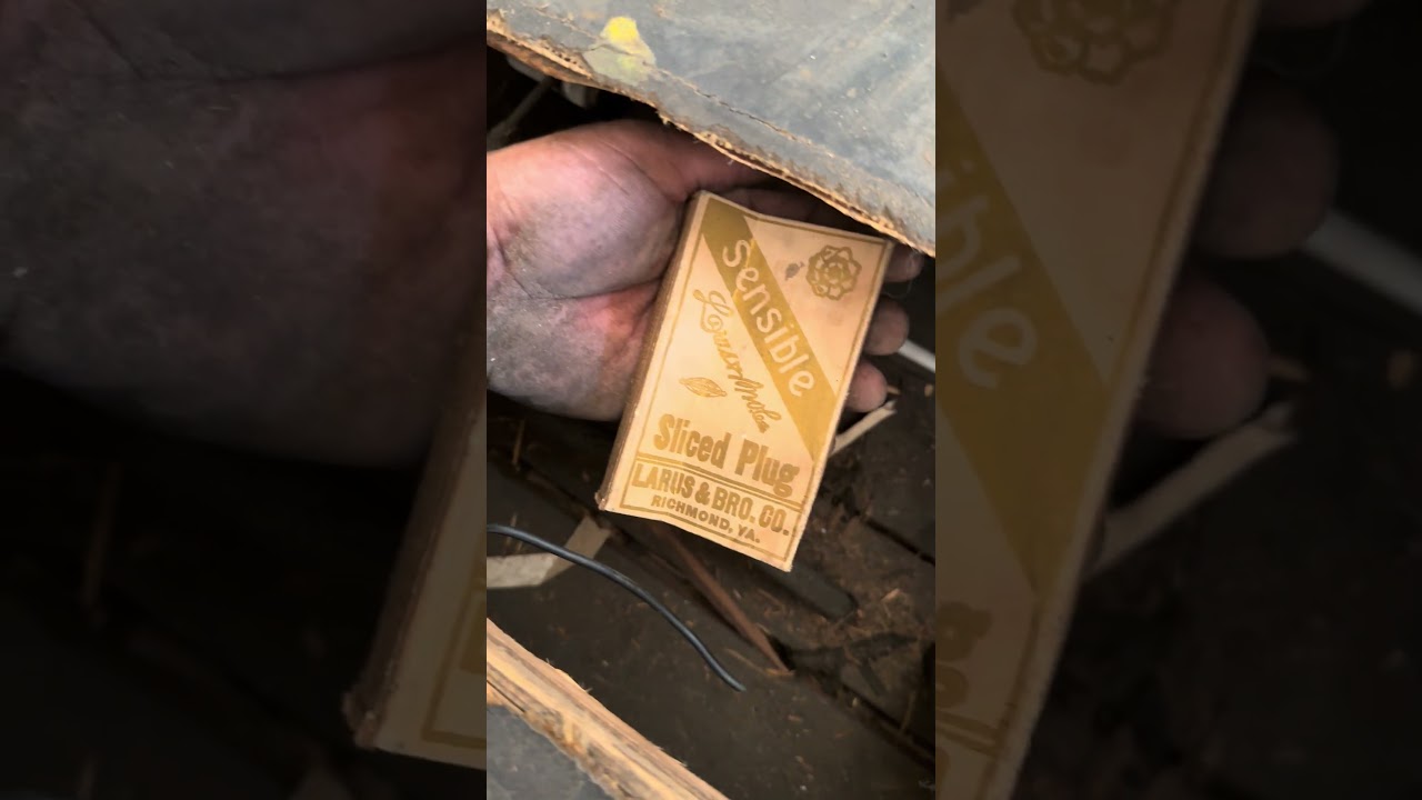 Vintage pack of butts found, knob & Tube rewires at its finest 