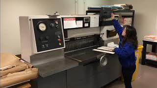 Bindery and Finishing