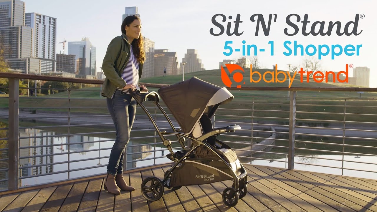 sit and stand shopper stroller