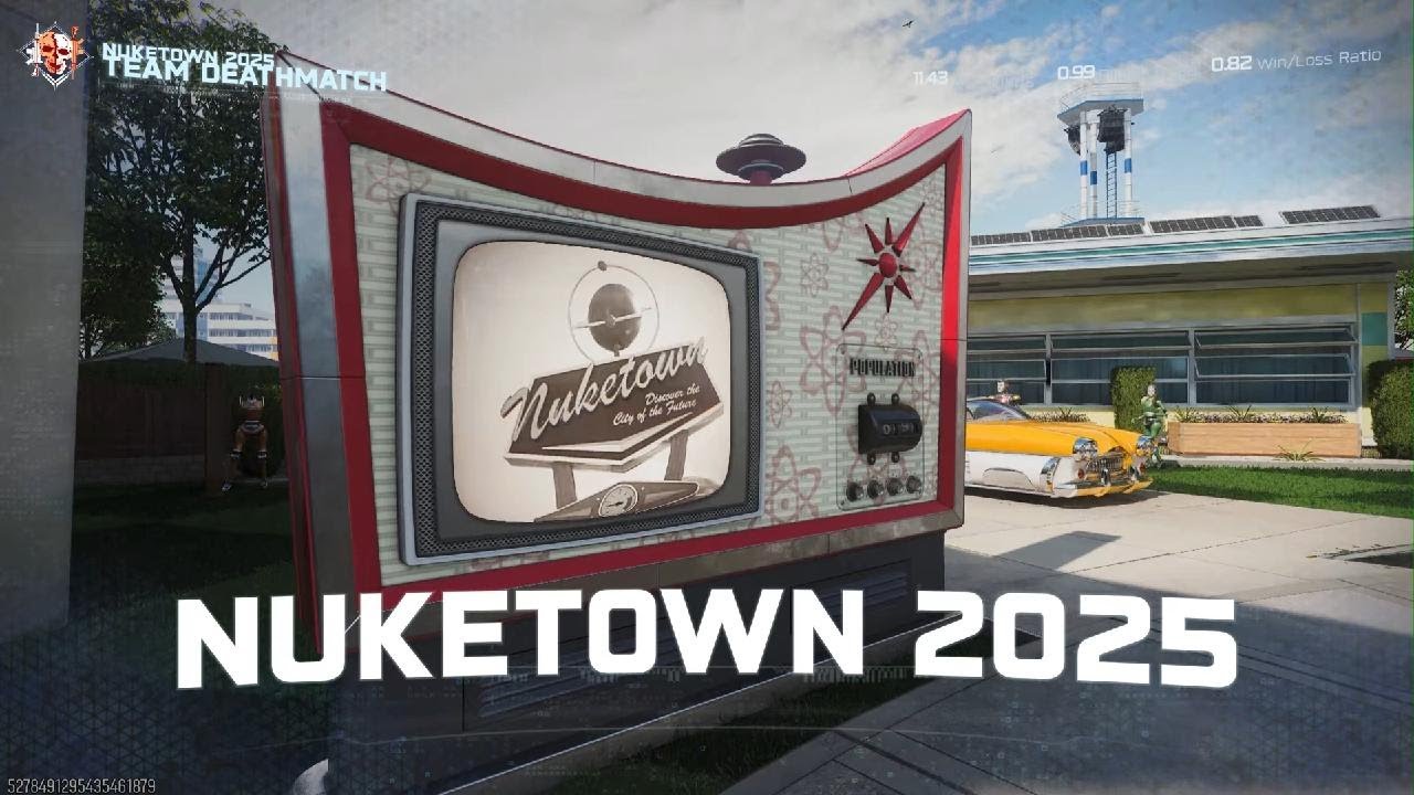 I became the top player of the match?! Team Deathmatch in NukeTown 2025 - Black Ops 7