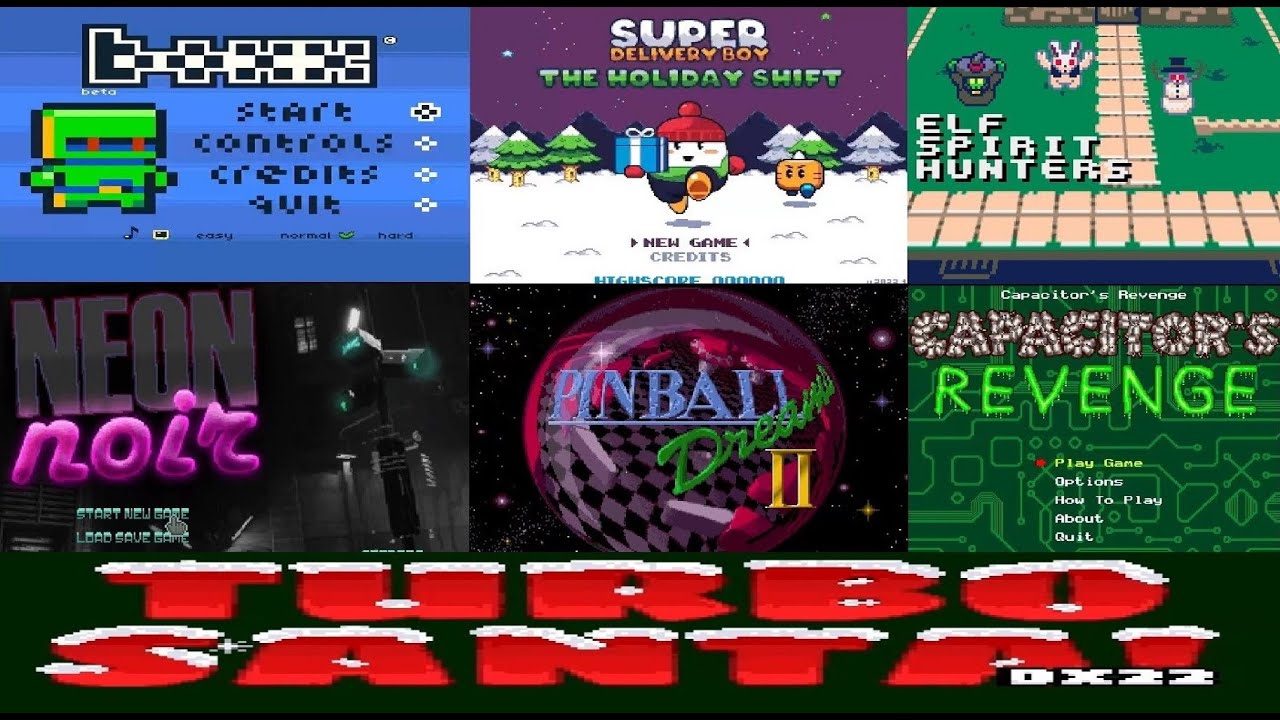 New Amiga Games 2022 Boxx Remake & Neon Noir & Pinball Dreams II