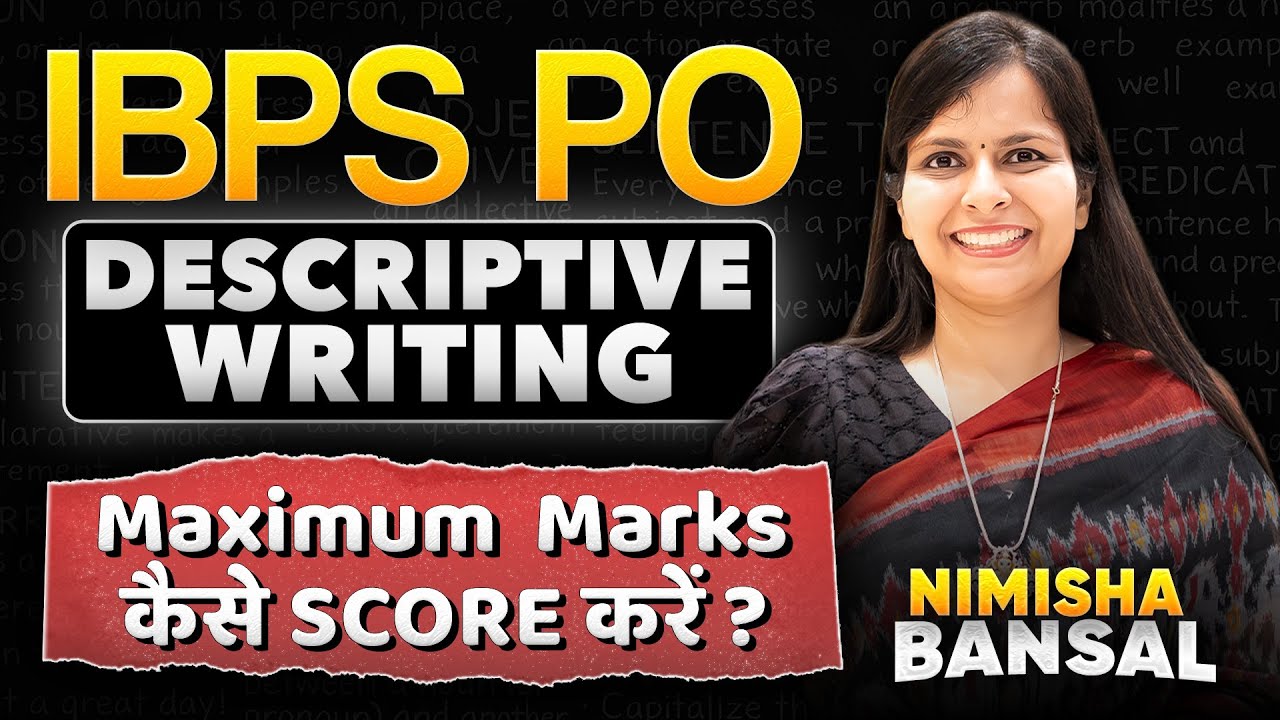 IBPS PO Descriptive Writing | Descriptive Writing में कैसे बने  Expert | Acing the Mains | Nimisha