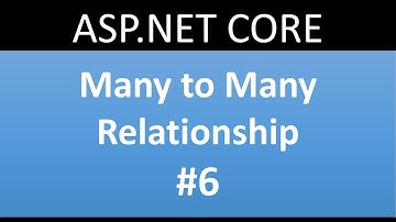 Many to Many Relationship Example in ASP.NET Core Part-6/6