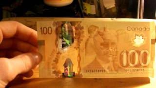 new canadian 100 dollar bill