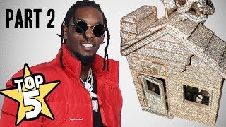 TOP 5 | RAPPER CHAINS OF 2018 PART 2 ( Offset, Kodak Black, Trippie Redd )