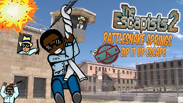 ZIP IT UP (Solo) The Escapists 2 Guide to escape Rattlesnake Springs