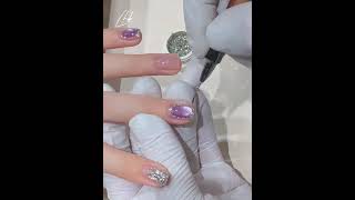 Purple Gem Cat Eye Nail Tutorial | Dreamy Design