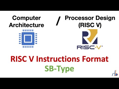 Risc V Sb Example 65c RISC V Instructions - SB Format - YouTube