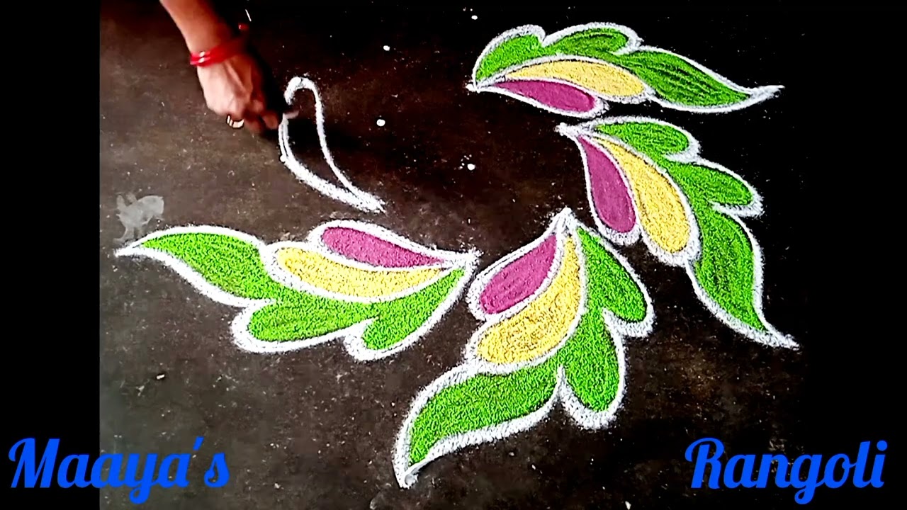 💐🌼5*3 Beautiful Rangoli🌼💐 @maayasrangoli9465