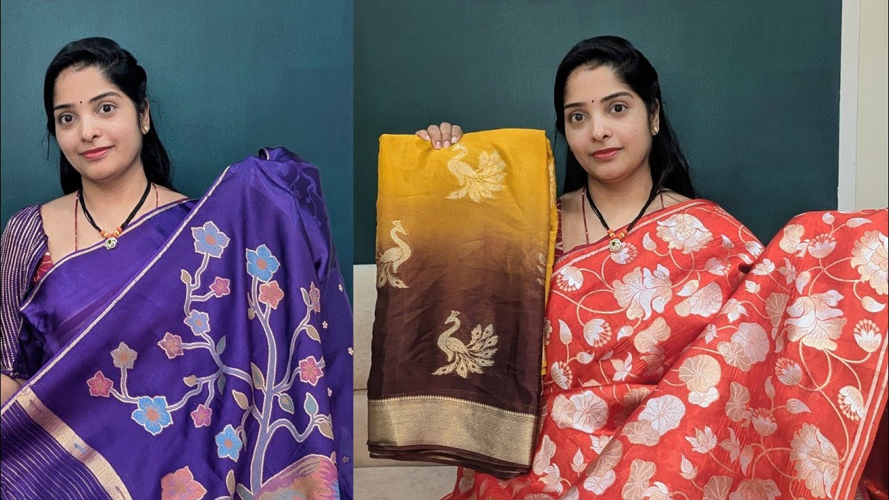 Pure puna silks, kota mushrus, ekthara silks, pure chinnons and many more - 9010501222