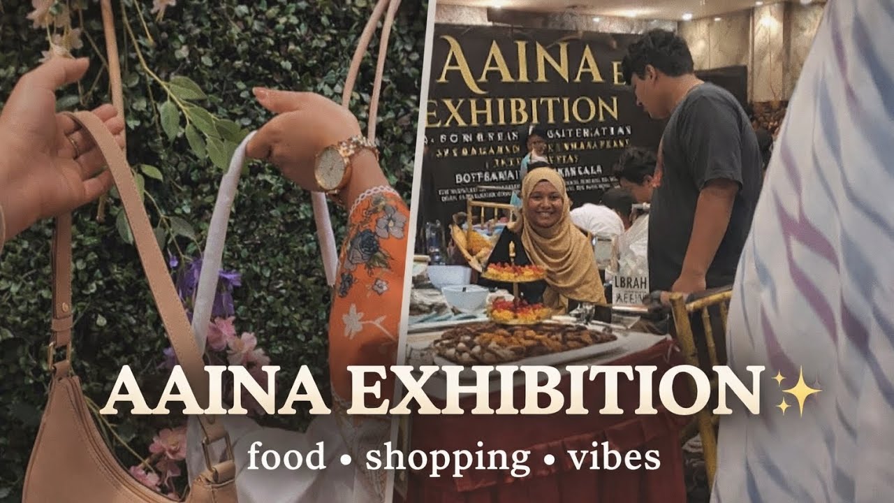 My Day at Aaina Exhibition 🤍 | Food, Shopping & Little Surprises🫶