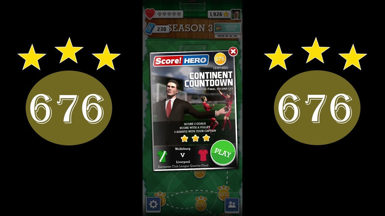Score Hero - level 676 - 3 stars