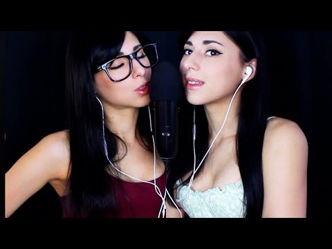 ASMR Double Mouth Sounds (Twins) 👯👄 Ear to Ear Layered Sounds for INTENSE Tingles