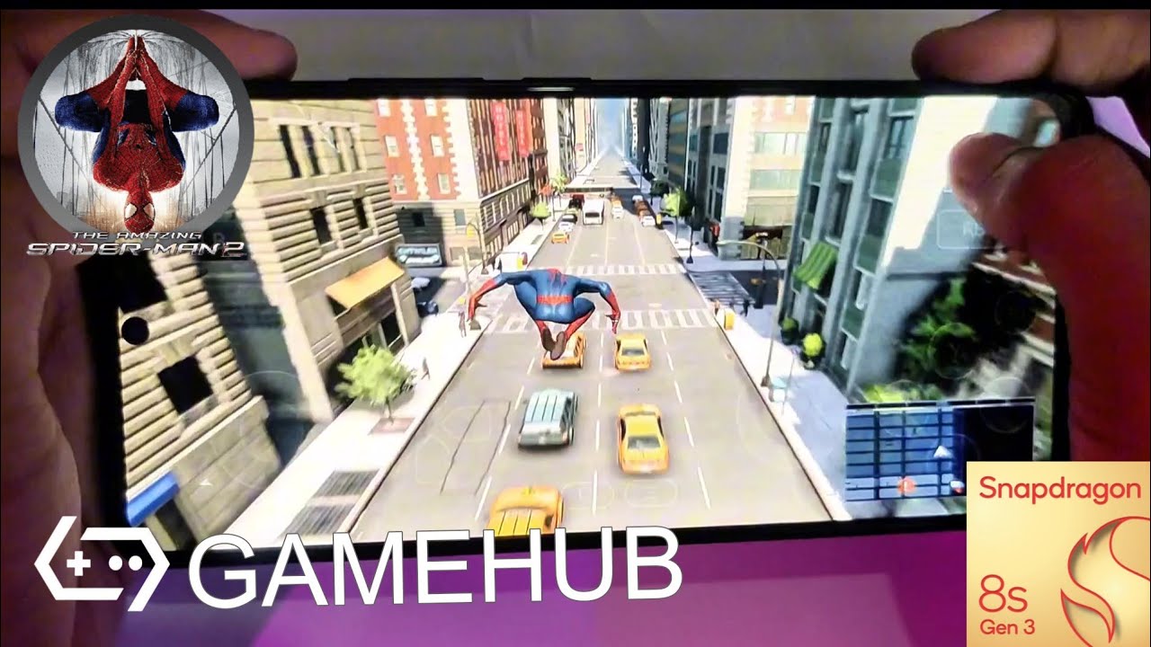 The Amazing Spider-Man 2 on GameHub – Smooth 60 Fps Gameplay on Poco F6 🕷️