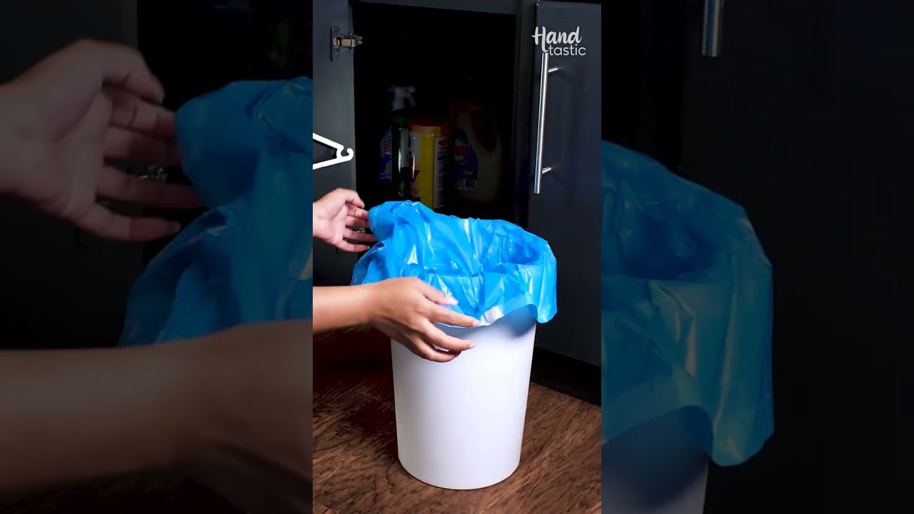 Great idea to have your garbage bags accessible 