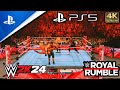 WWE Royal Rumble Match | WWE 2k24 • PS5 Gameplay
