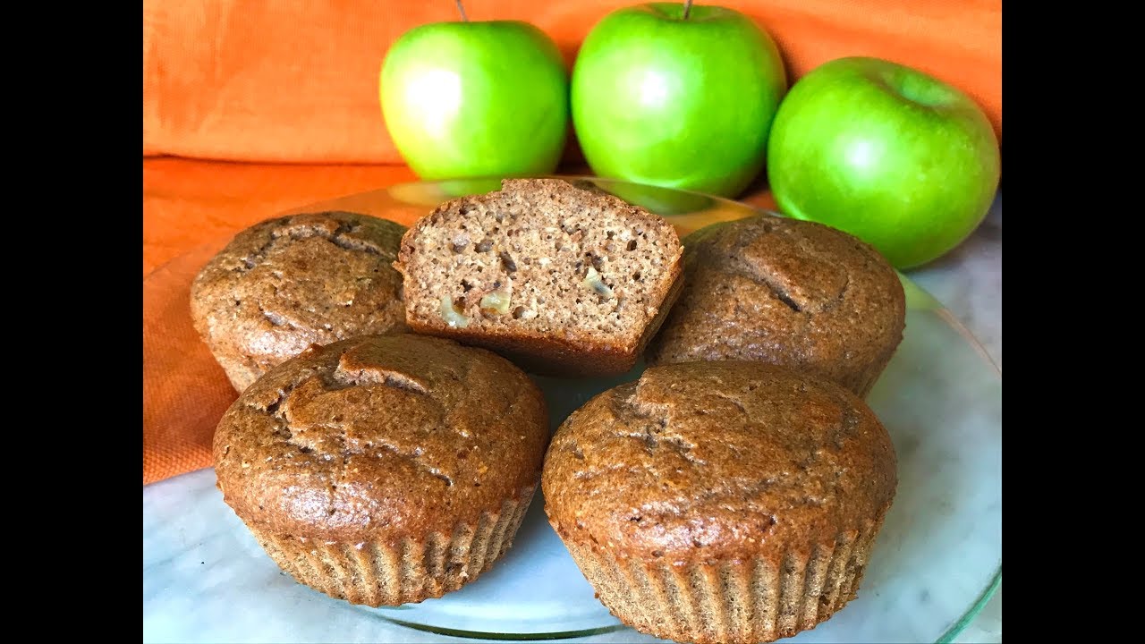 Ябълкови мъфини - здравословна рецепта | Безглутенови сладки с брашно от просо