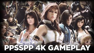 Dissidia 012 Final Fantasy Duodecim 4K Gameplay PPSSPP PSP Emulator