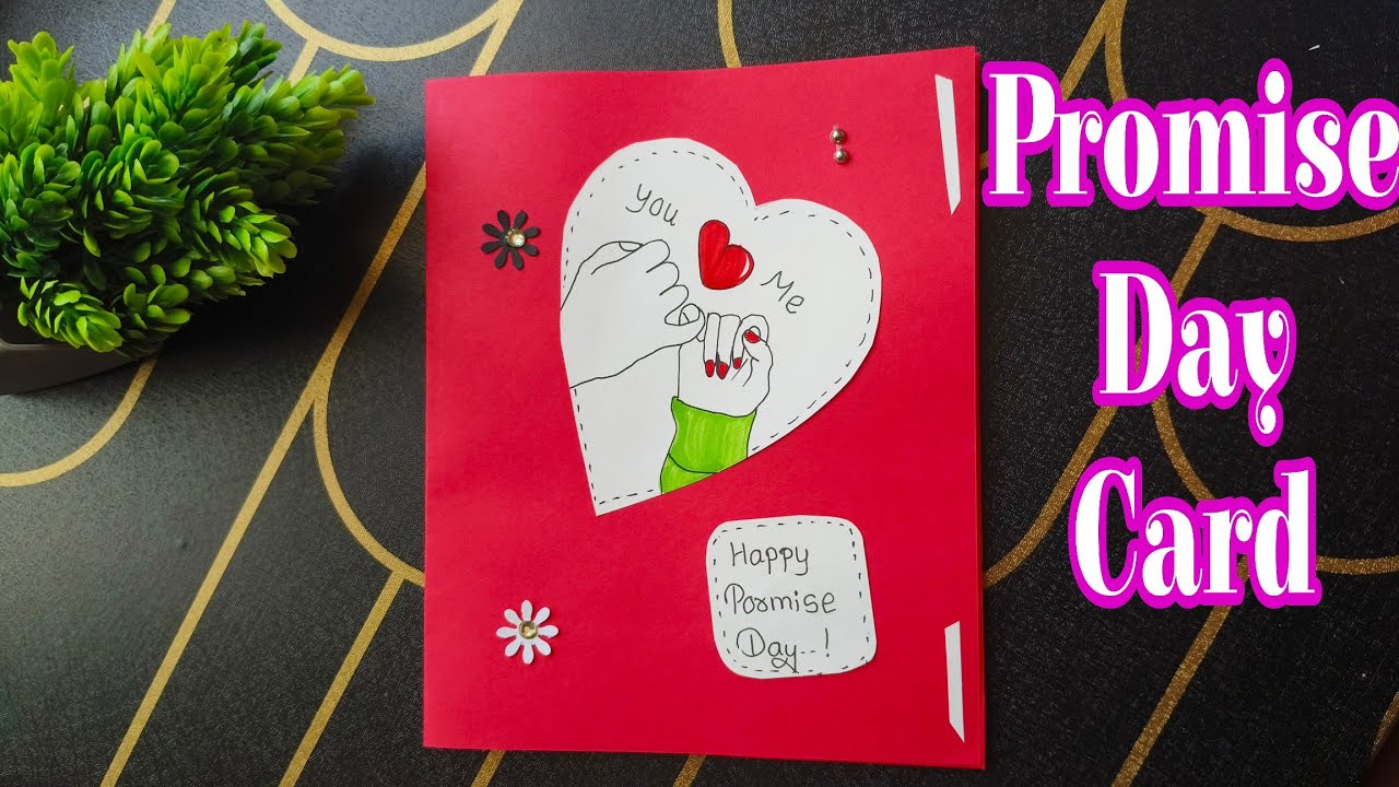 PROMISE DAY CARD TUTORIAL / VALENTINE'S DAY GREETING CARD / 