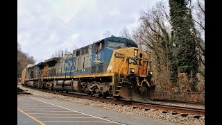 CSX Autorack Q216-28 in Harpers Ferry, WV | 12/30/2021