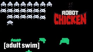 Space Invaders | Robot Chicken | Adult Swim