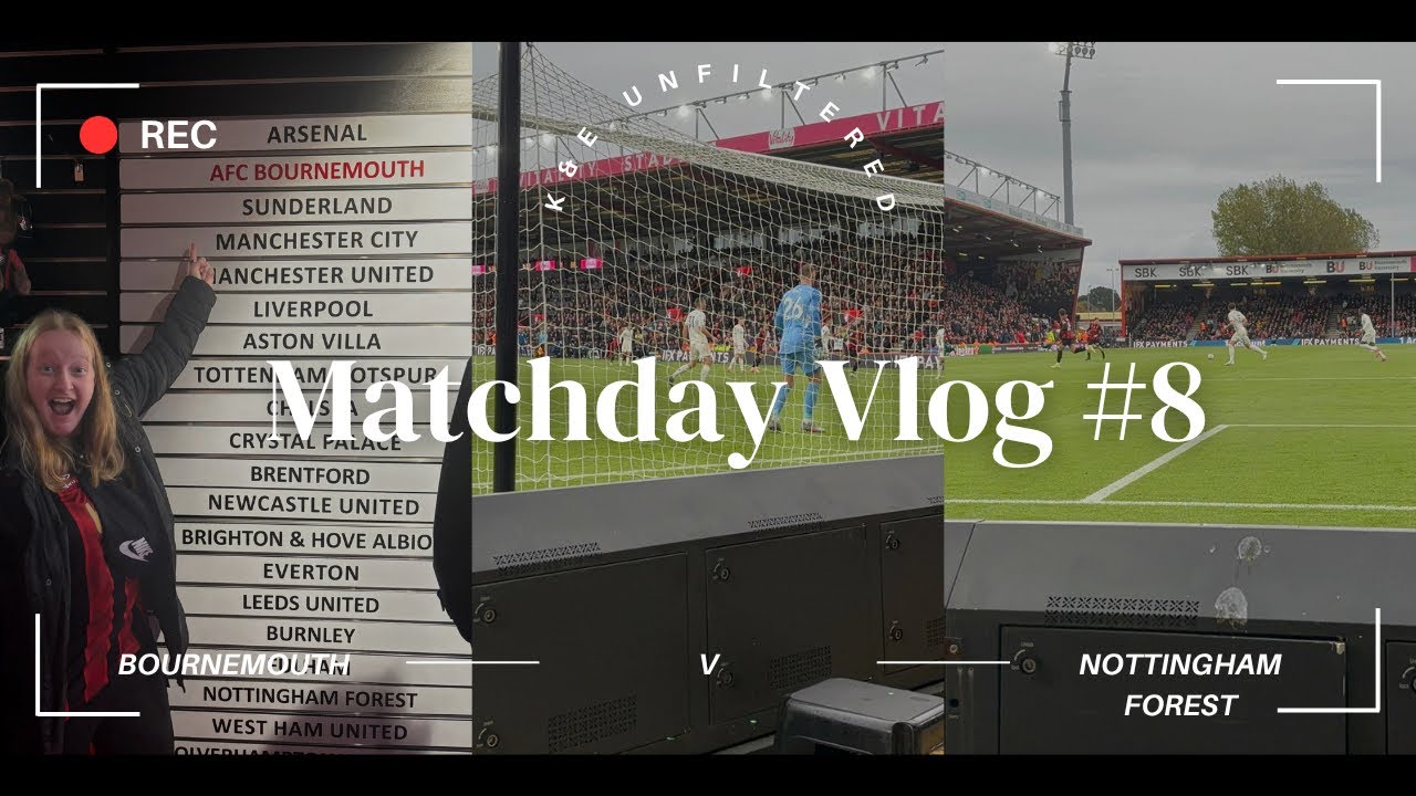 Electric at the Vitality! Bournemouth Cruise Past Forest 2–0 | Matchday Vlog 🔥🍒