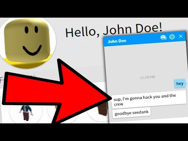 The Haker Johndo - whos john doe as a roblox hacker