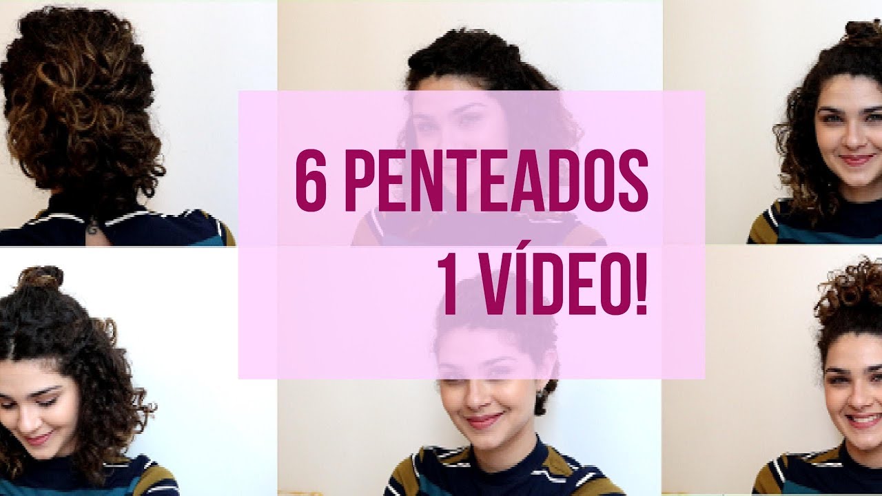 OS PENTEADOS MAIS FÁCEIS QUE VOCÊ RESPEITA! 6 em 1! - cabelo cacheado curto