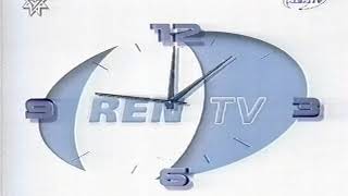 Часы(09.2001-20.10.2002) и заставка информпрограммы "24" на REN-TV(8.10.2001-6.04.2003)