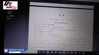 Kosa kata bab 1 sd 25 im japan seperti ini