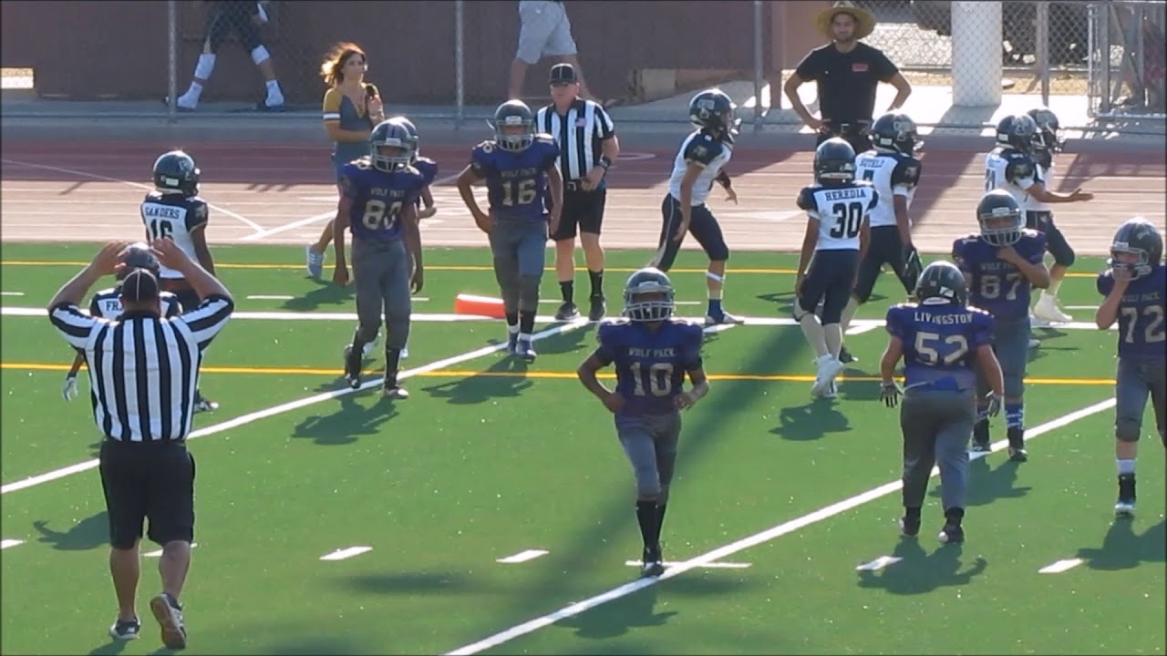 Livingston at Turlock JV Football Youth 9/1/2018 YouTube
