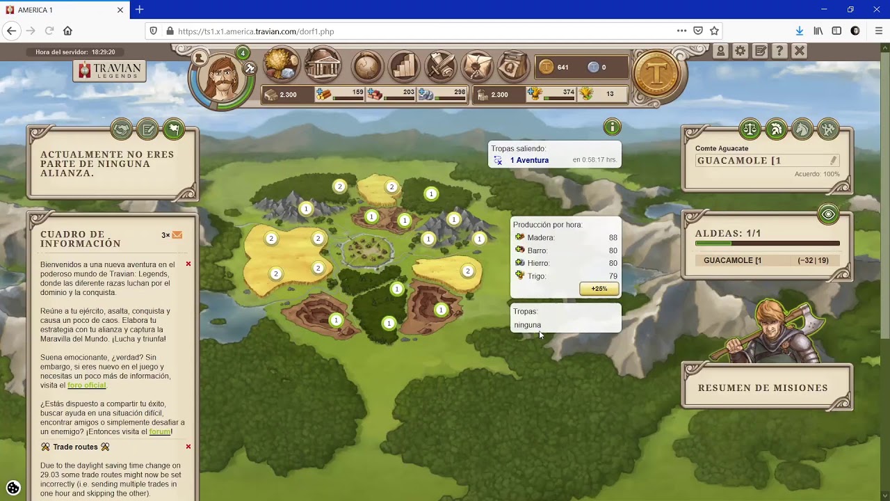 Inicio Travian Legends