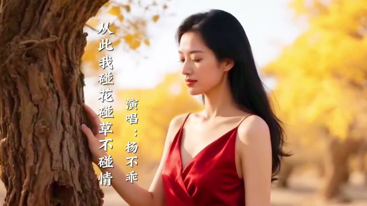 杨不乖《从此我碰花碰草不碰情》完整版,旋律优美,歌声深情动听 - YouTube