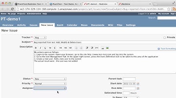 Redmine Integration Demo
