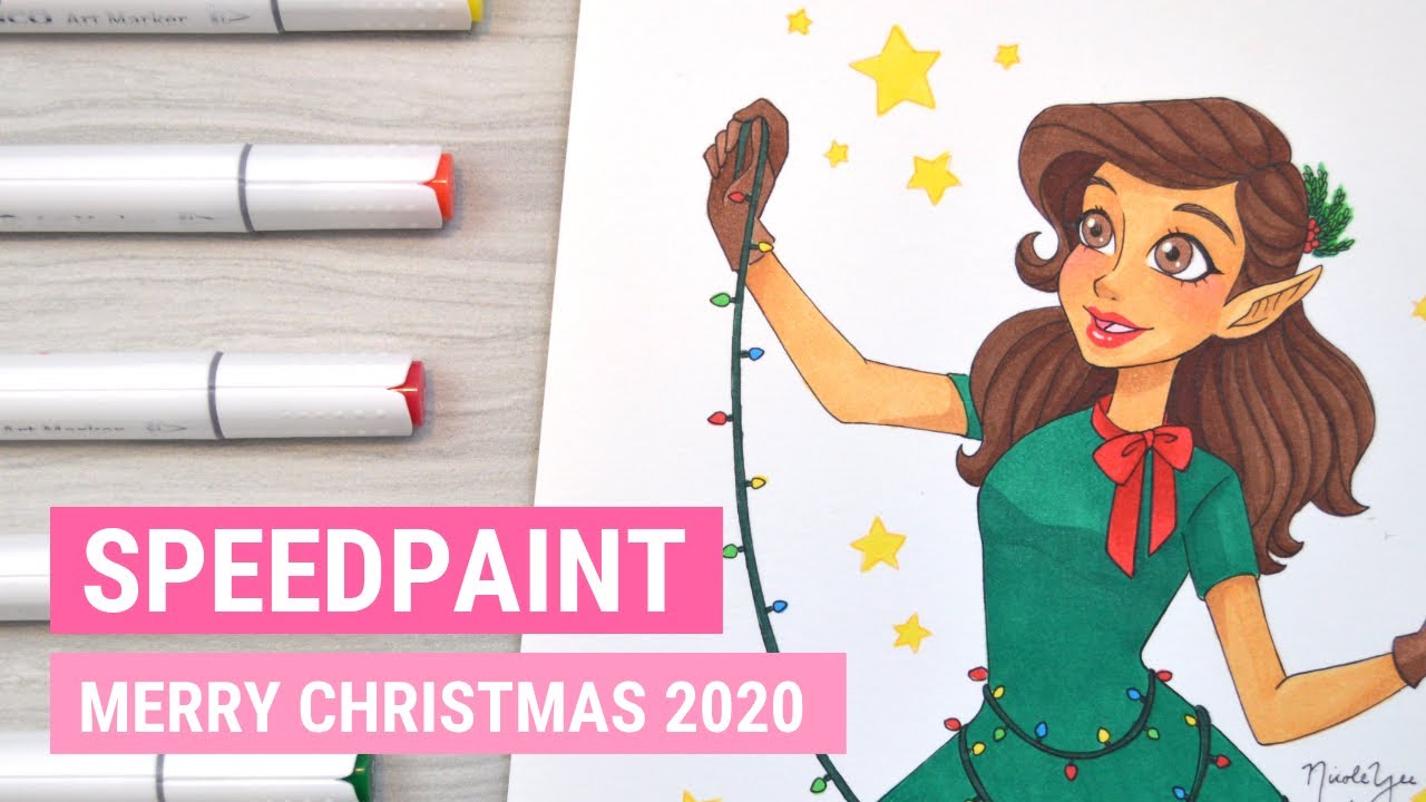 Merry Christmas 2020 | Marker Speedpaint | iiKiui