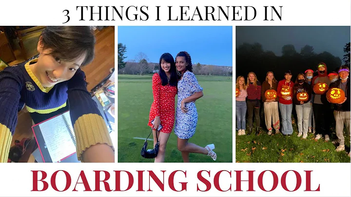 [Taft School] 3 things i learnt from boarding school