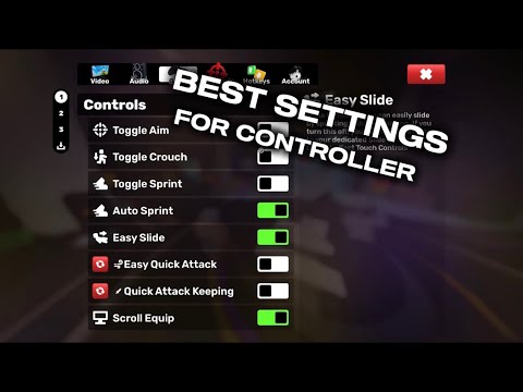 BEST SETTINGS FOR CONTROLLER!!! (Roblox Rivals)