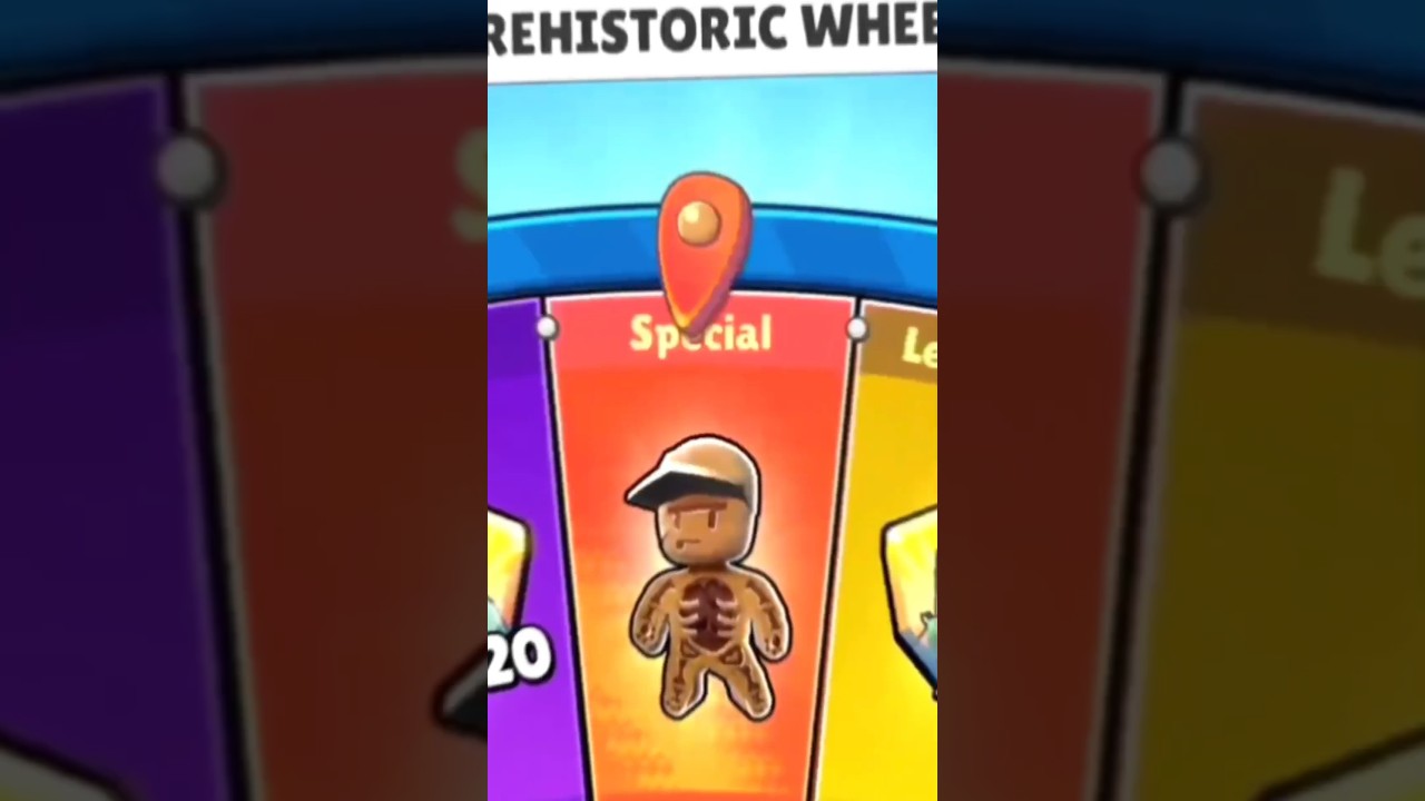 New Prehistoric Wheel | New Special Skin Fossil Guy | Stumble Guys 